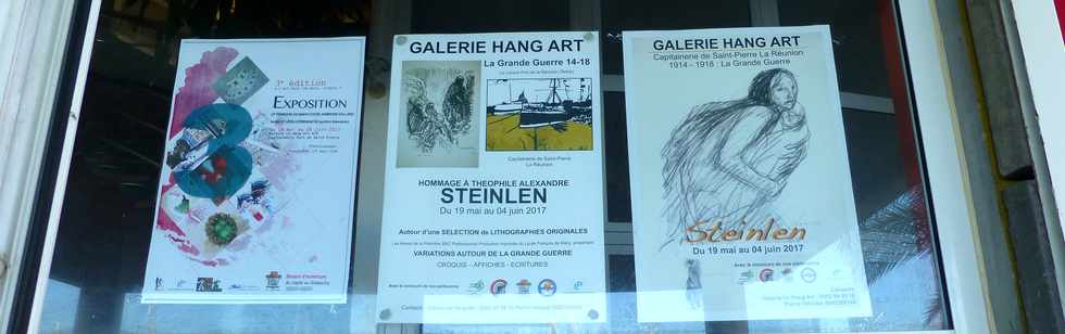 19 mai 2017 - St-Pierre - Galerie Hang'Art - Exposition Hommage à Steinlen du 19 mai au 4 juin 2017 - Variations autour de la Grande Guerre - Affiches