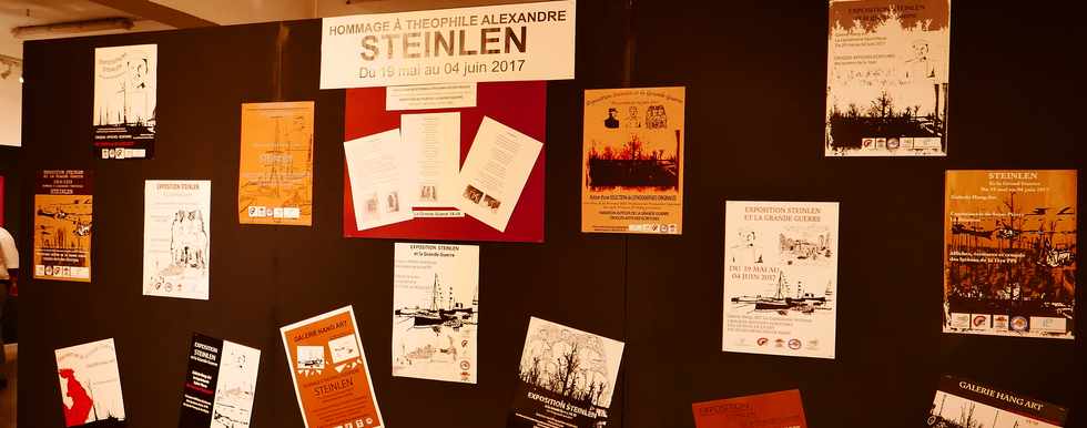 19 mai 2017 - St-Pierre - Galerie Hang'Art - Exposition Hommage à Steinlen du 19 mai au 4 juin 2017 - Variations autour de la Grande Guerre
