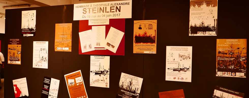 19 mai 2017 - St-Pierre - Galerie Hang'Art - Exposition Hommage  Steinlen du 19 mai au 4 juin 2017 - Variations autour de la Grande Guerre