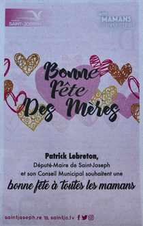 28 mai 2017 - St-Pierre - Encart presse fête des mères