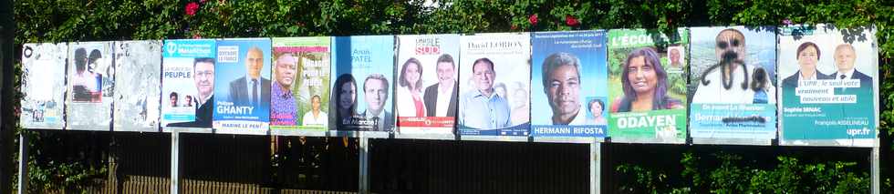 11 juin 2017 - St-Pierre - Pierrefonds - Affiches lectorales