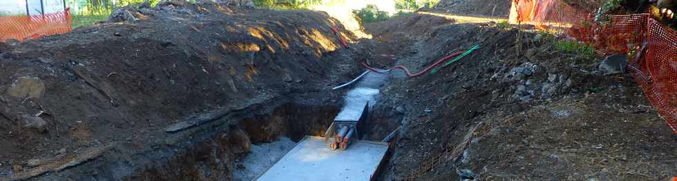 18 juin 2017 - St-Pierre - Mise en souterrain de la ligne haute tension arienne dans la ZAC Canabady