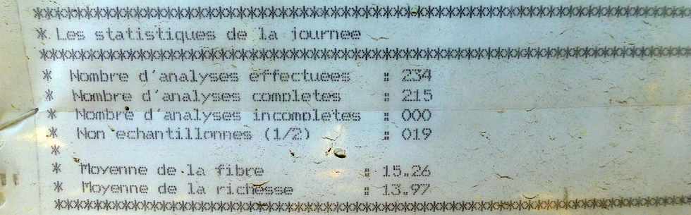 14 septembre 2017 - St-Pierre - Balance des Casernes - Statistiques du CTICS