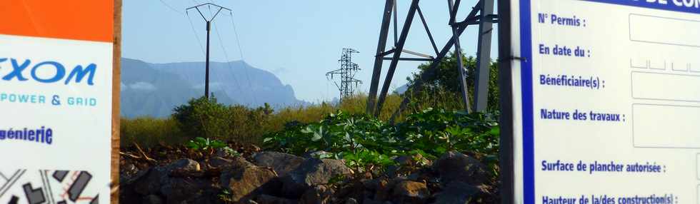 17 septembre 2017 - St-Pierre - ZAC Canabady- Liaison souterraine Haute tension