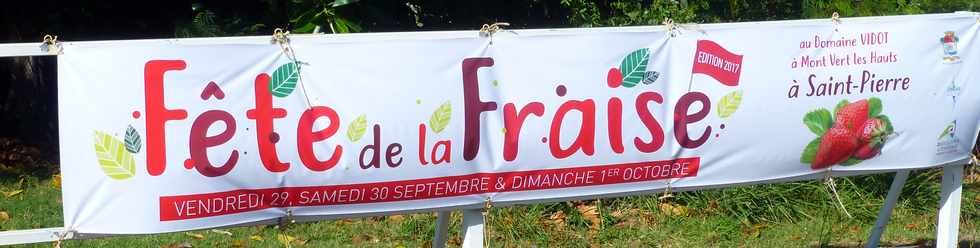 1er octobre 2017 - St-Pierre - Fête de la fraise à Mont Vert