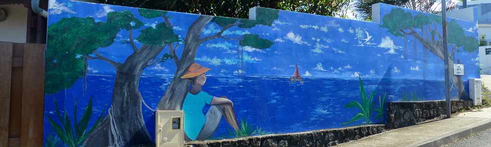 1er octobre 2017 - St-Pierre - Terre Sainte - Fresque du Case Tanambo