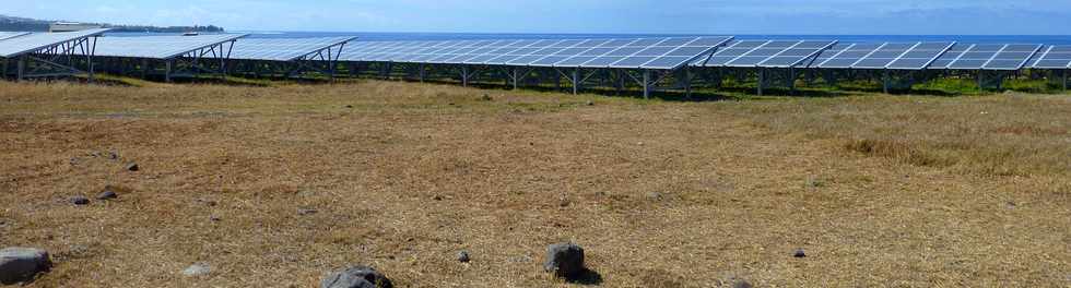15 octobre 2017 - St-Pierre - Pierrefonds - Sentier littoral de la CIVIS - Ferme photovoltaïque
