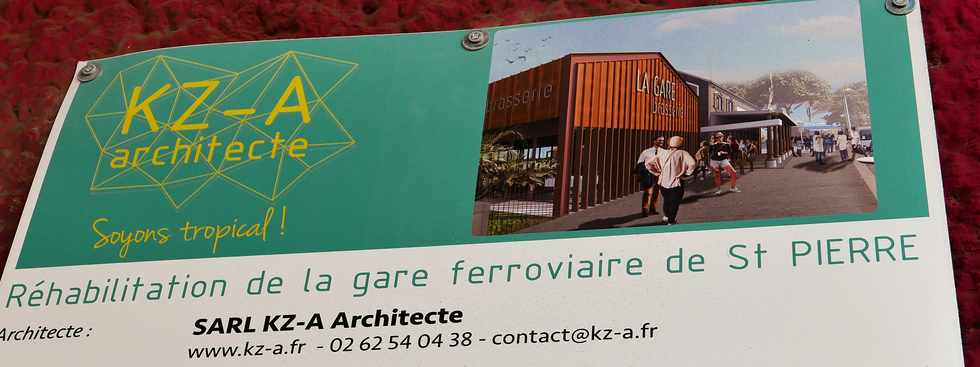 22 octobre 2017 - St-Pierre - Bd Hubert Delisle - Chantier de la gare ferroviaire