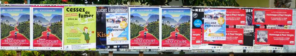 12 novembre 2017 - St-Pierre - Ligne des Bambous - Affiches