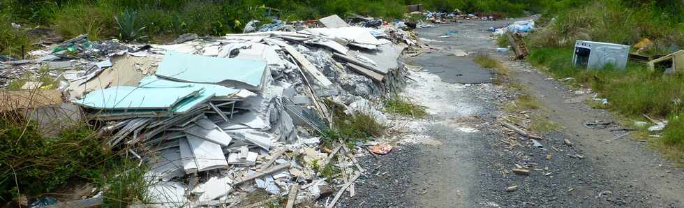 26 novembre 2017 - Lit de la rivière St-Etienne -  Dépôts d'ordures