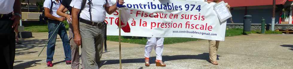 15 mars 2018 - St-Pierre de la Runion - Manifestation des retraits contre l'augmentation de la CSG -