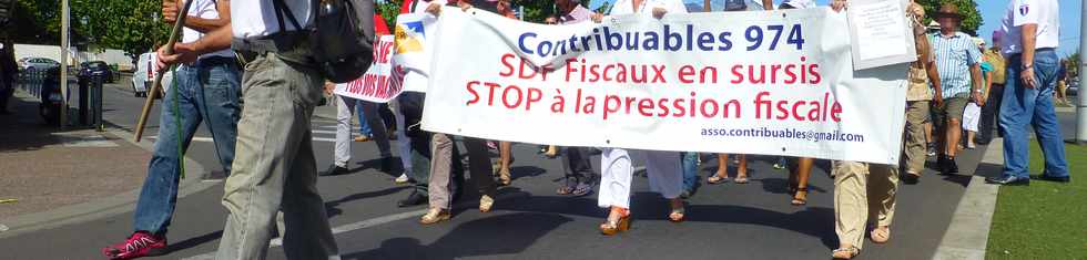 15 mars 2018 - St-Pierre de la Runion - Manifestation des retraits contre l'augmentation de la CSG -