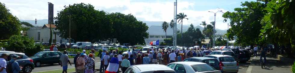 15 mars 2018 - St-Pierre de la Runion - Manifestation des retraits contre l'augmentation de la CSG -