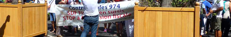 15 mars 2018 - St-Pierre de la Réunion - Manifestation des retraités contre l'augmentation de la CSG -
