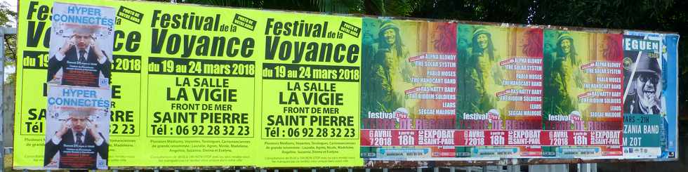 18 mars 2018 - St-Pierre - Bois d'Olives - Affiches