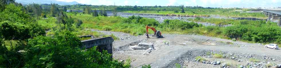 23 mars 2018 - St-Louis - Chantier de dmolition de l'ancien pont amont