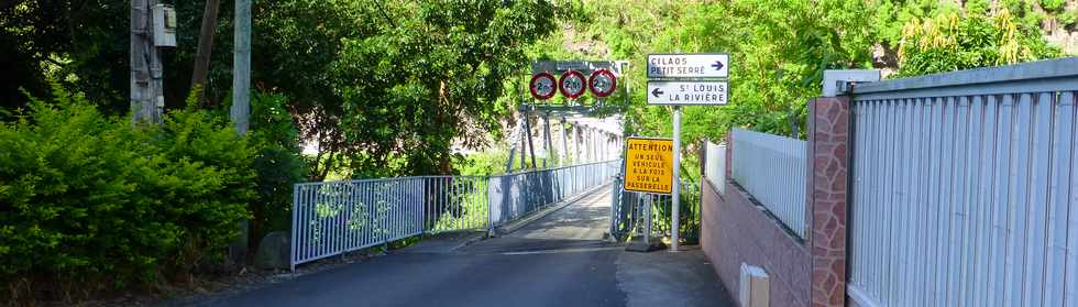 8 avril 2018 - Bras de Cilaos - let Furcy - Passerelle Pierre Mhaignerie