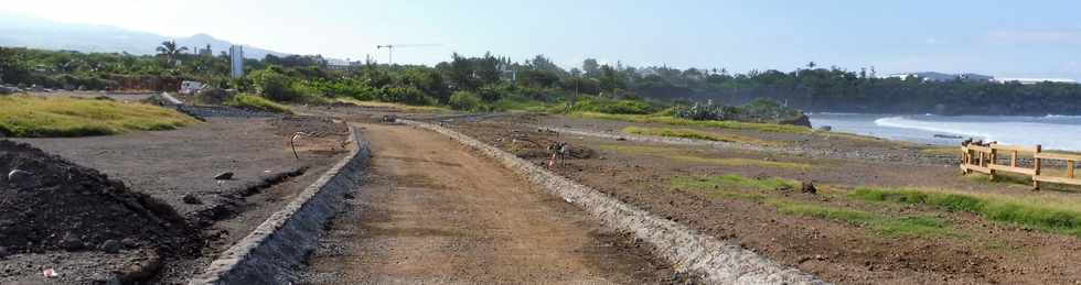 10 mai 2018 - St-Pierre - Chantier de l'amnagement du littoral ouest - Pointe du Diable