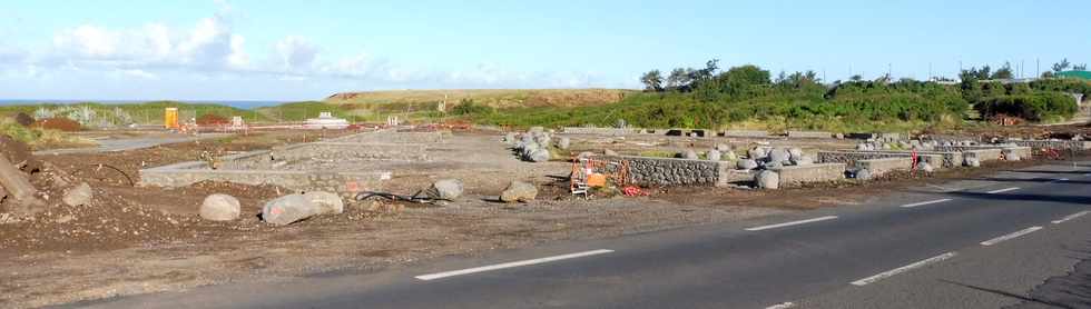 10 juin 2018 - St-Pierre - Chantier Amnagement du littoral ouest - Saline Balance