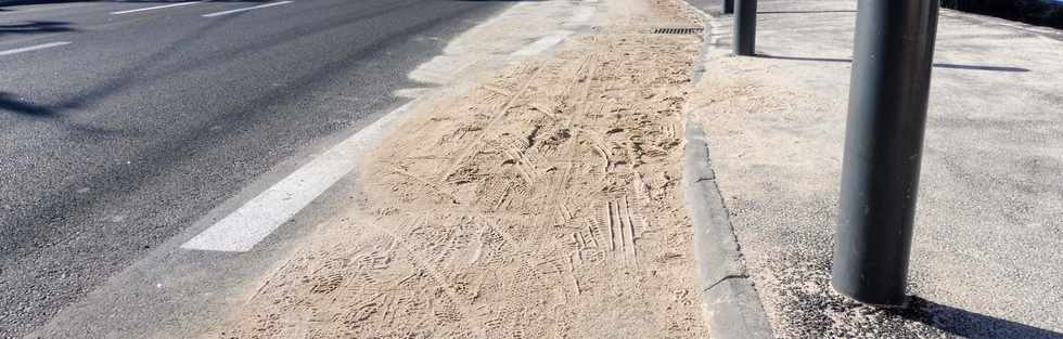 10 juin 2018 - St-Pierre - Sable sur piste cyclable