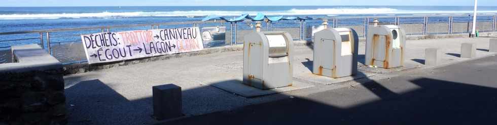 10 juin 2018 - St-Pierre - Rue Max Vauquelin - Petit boulevard de la plage - Projet de la classe CE2 Bellier de l'cole Louis Pasteur -Nettoyage de plage