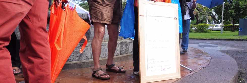 14 juin 2018 - St-Pierre - Rassemblement des retraits pour protester contre la politique gouvernementale