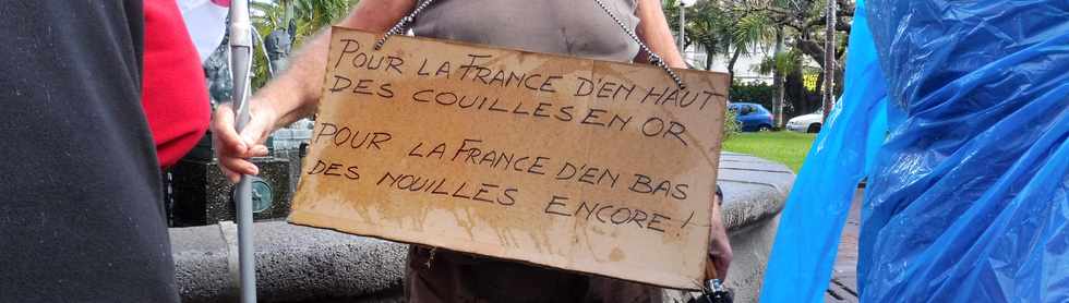 14 juin 2018 - St-Pierre - Rassemblement des retraits pour protester contre la politique gouvernementale