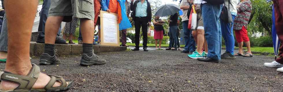 14 juin 2018 - St-Pierre - Rassemblement des retraits pour protester contre la politique gouvernementale