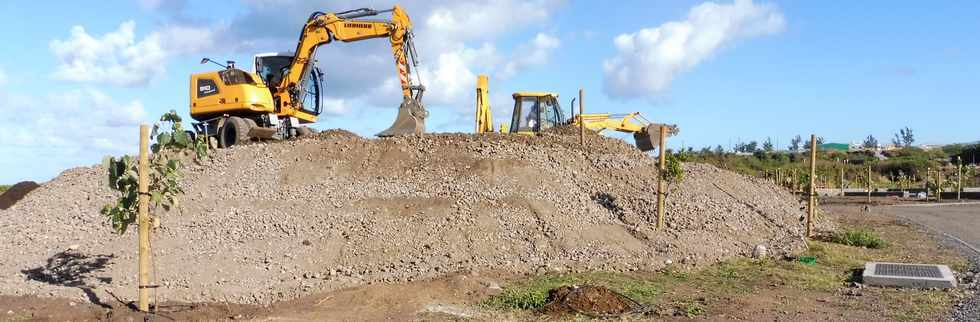 13 juillet 2018 - St-Pierre - Saline Balance - Chantier amnagement du littoral ouest