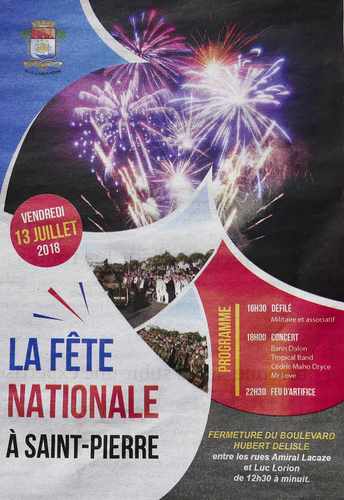 13 juillet 2018 - St-Pierre - Pub festivits du 14 juillet