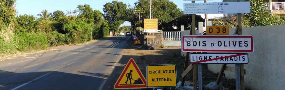 19 aot 2018 - St-Pierre - Bois d'Olives - Travaux sur la D38