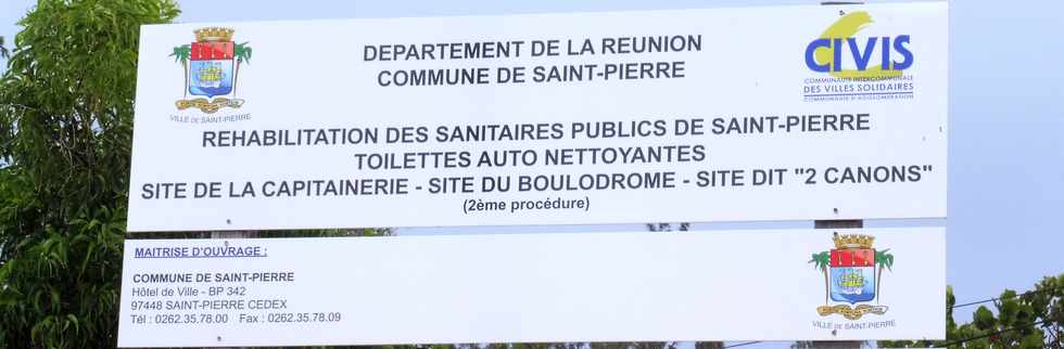 30 septembre 2018 - St-Pierre - Ravine Blanche - Réhabilitation des toilettes