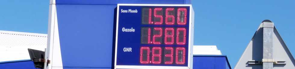 1er novembre 2018 - Prix des carburants  la Runion