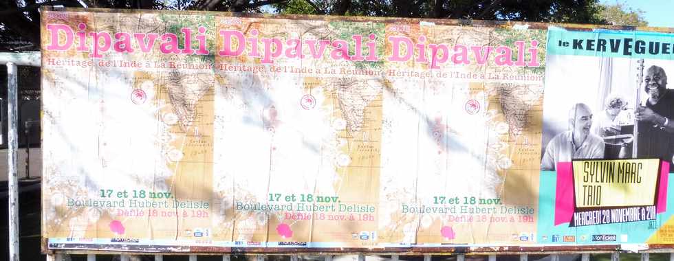 11 novembre 2018 - St-Pierre - Ligne Paradis - Affiche Dipavali