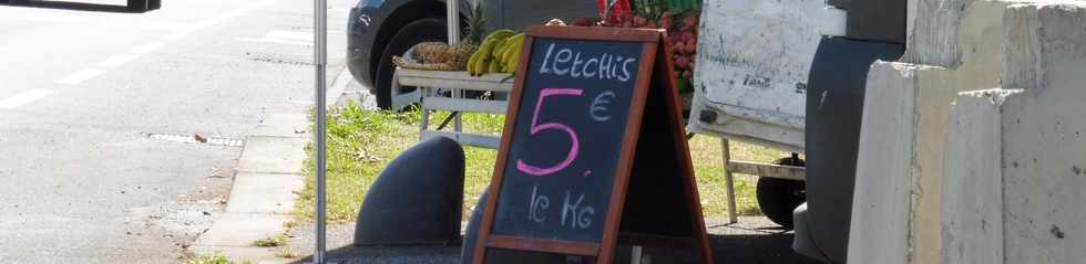 30 novembre 2018 - St-Pierre - Letchis à 5 € -