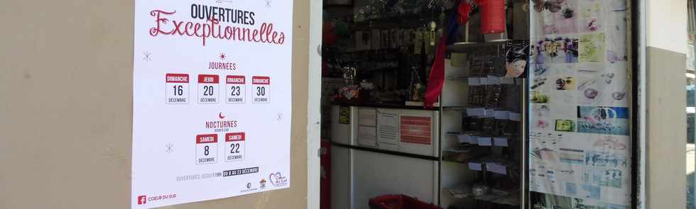 9 dcembre 2018 - St-Pierre - Ouvertures exceptionnelles des commerces