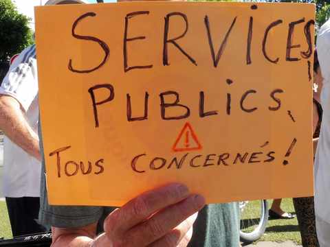 19 mars 2019 - St-Pierre - Défilé de l'intersyndicale CGTR-FO-FSU-SAIPER et retraités de la fonction publique