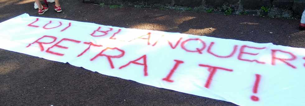 4 avril 2019 - St-Pierre - Manifestation des enseignants contre le projet de loi Blanquer