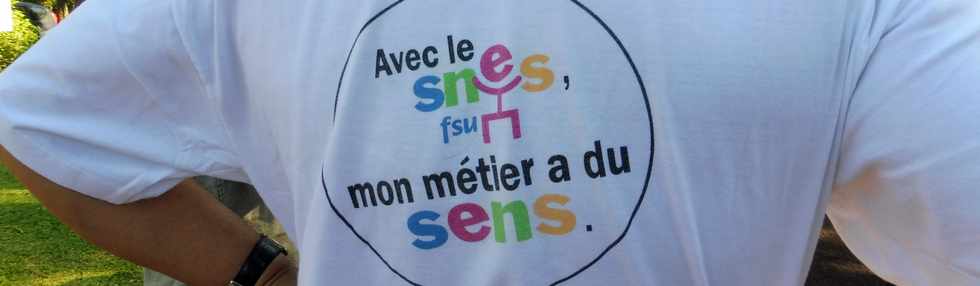 4 avril 2019 - St-Pierre - Manifestation des enseignants contre le projet de loi Blanquer