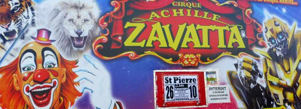 28 avril 2019 - St-Pierre - Centre commercial des Casernes - Cirque Achille Zavatta