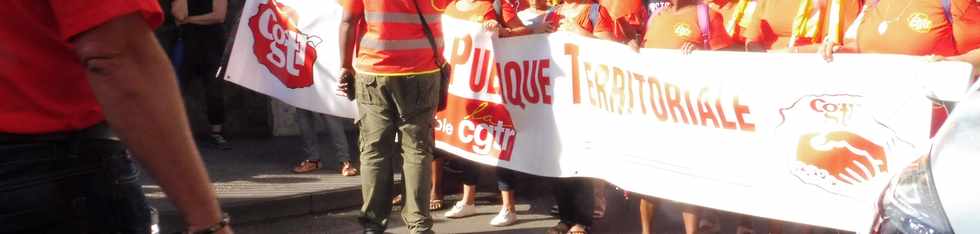 9 mai 2019 - St-Pierre - Manifestation des fonctionnaires contre le projet de de loi de rforme des services publics