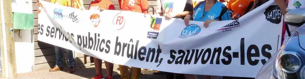 9 mai 2019 - St-Pierre - Manifestation des fonctionnaires contre le projet de de loi de rforme des services publics