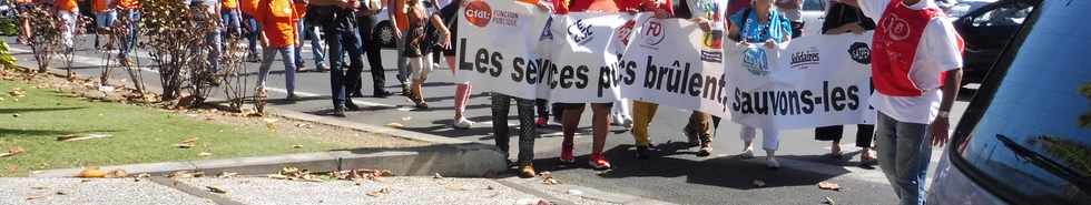 9 mai 2019 - St-Pierre - Manifestation des fonctionnaires contre le projet de de loi de réforme des services publics