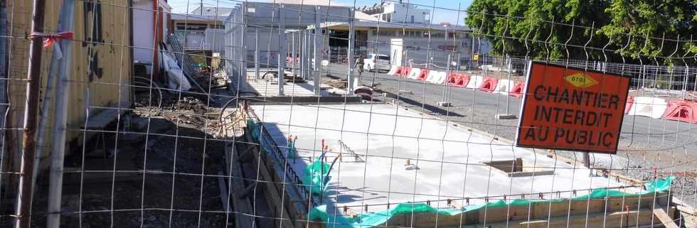 12 mai 2019 - St-Pierre - Travaux place de la gare - Ple d'changes